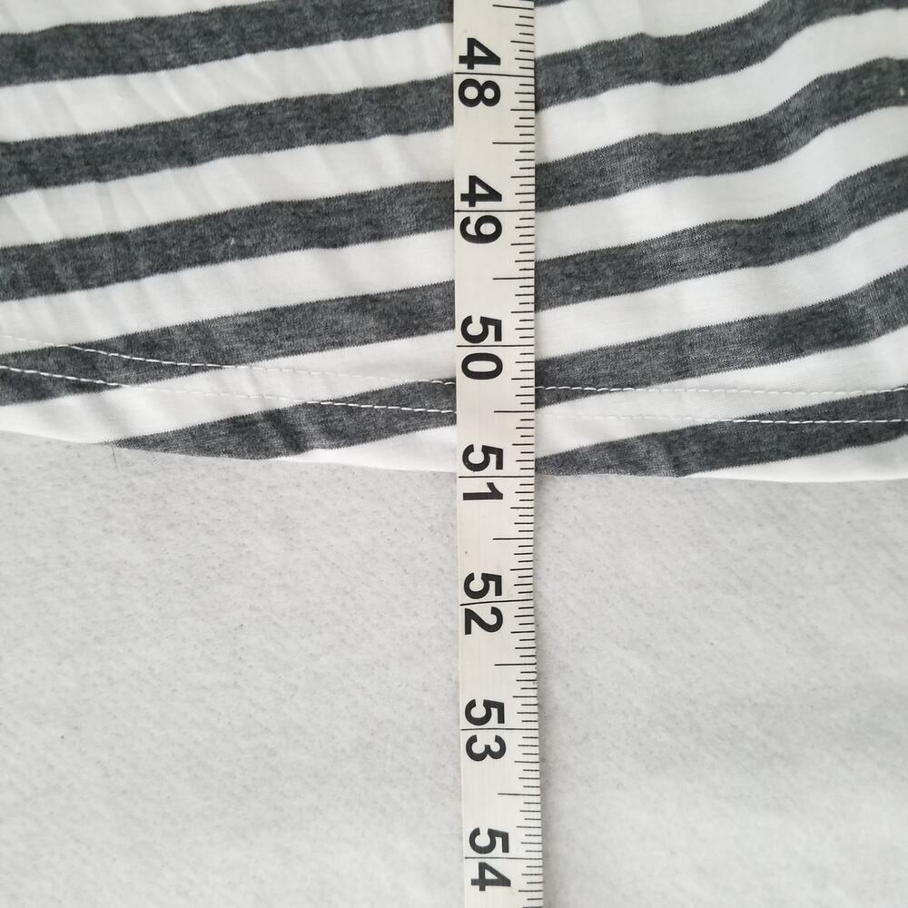 Striped V-Neck Spaghetti Strap A-Line Maxi Dress, Size S - Picture 8 of 8